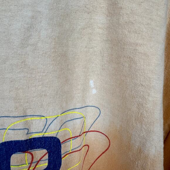 Vintage Paco Shirt Size XL Orange Ombre Short Sleeve Spellout Logo Skate USA 90s - Picture 5 of 9